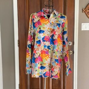 Silk Blouse Euro Size 48-L